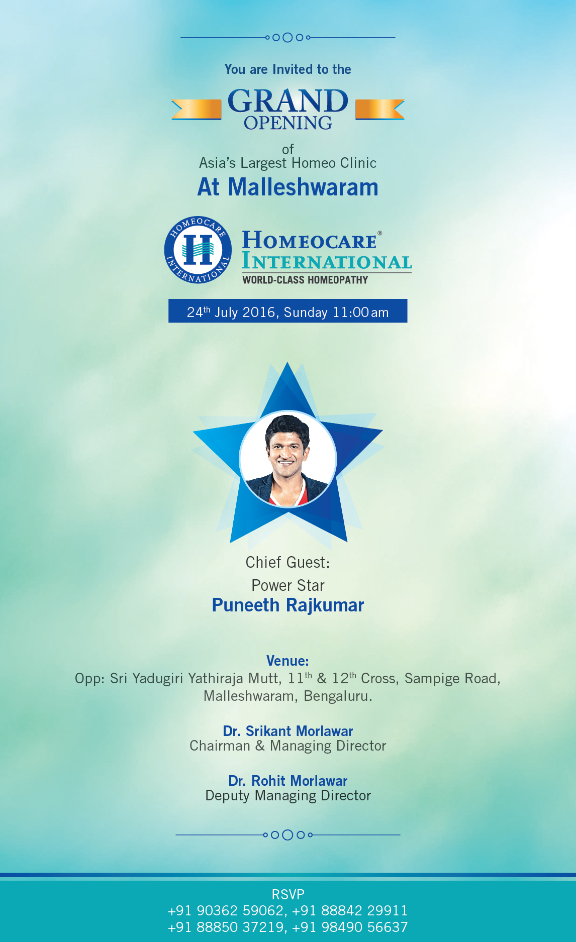 Homeocare International Malleshwaram branch inauguration