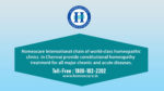 Constitutional Homeopathy Treatments at Homeocare International Clinics in Chennai