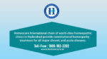 Constitutional homeopathy treatment at Homeocare International Clinics in Hyderabad